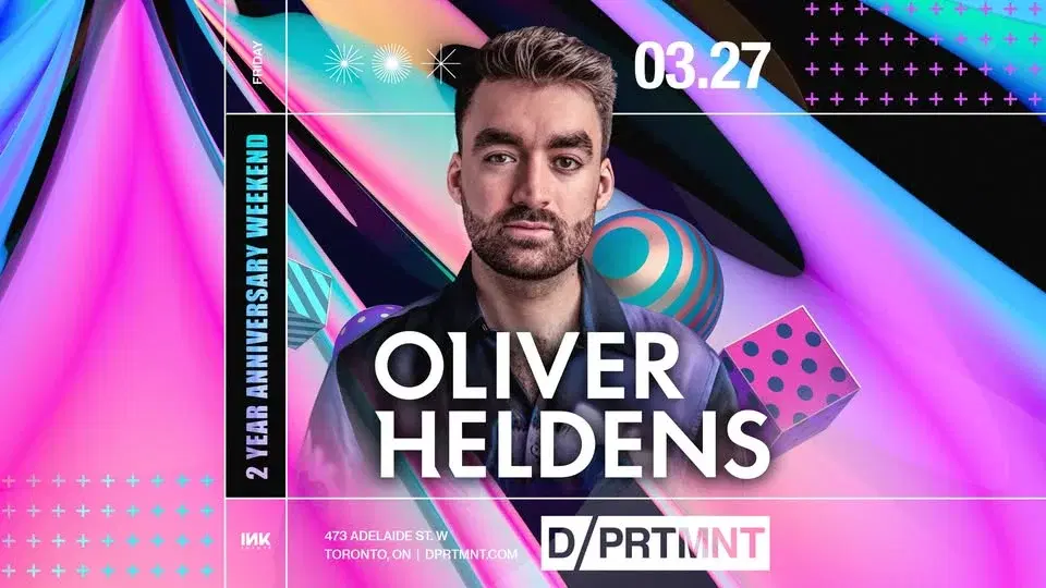 Oliver Heldens inside DPRTMNT