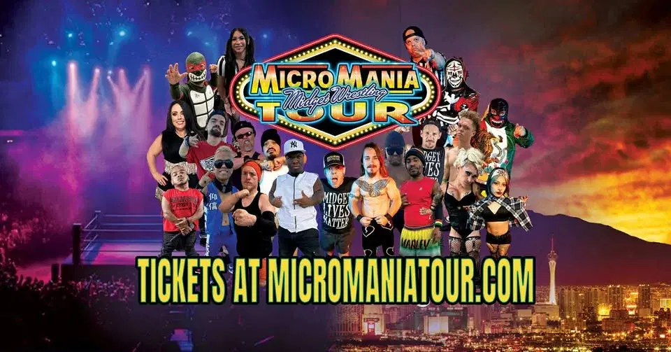 MicroMania Midget Wrestling: Rancho Cordova, CA at Louies Lounge Night 2