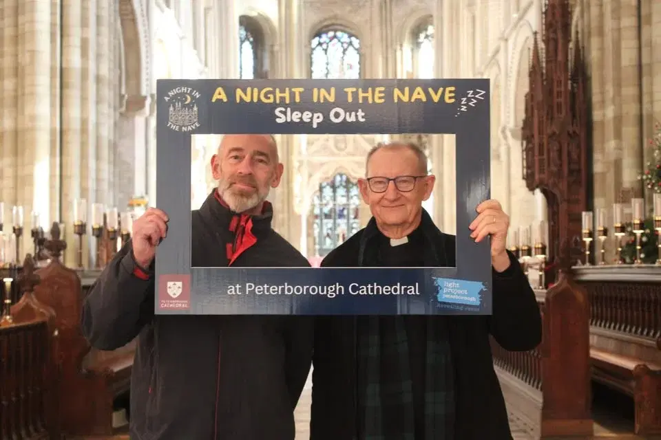 A Night in the Nave Sleep Out at Peterborough Cathedral