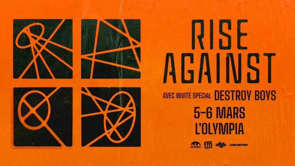 77' présente : Rise Against | L'Olympia
