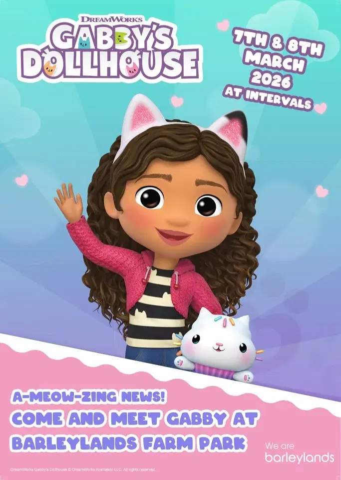 Gabby's Dollhouse @ Barleylands Farm Park 7th & 8th March Billericay, Essex