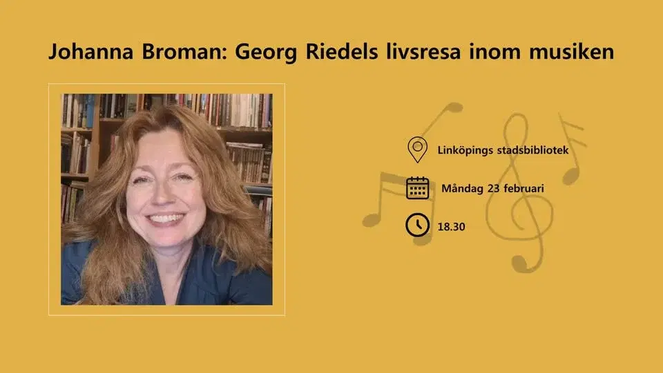 Johanna Broman: Georg Riedel - med vidöppna dörrar i musikens värld