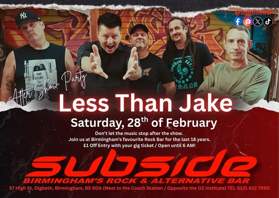 Less Than Jake Aftershow Party!