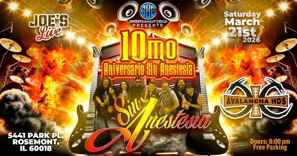 Sin Anestesia X: 10 Years of Spanish Rock + Avalancha HDS