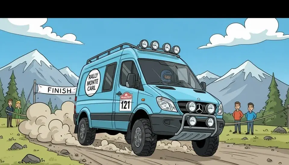 Rally Monte Carl #121 - Glassbilen