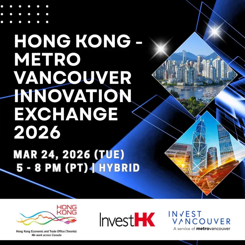 Hong Kong - Metro Vancouver Innovation Exchange 2026