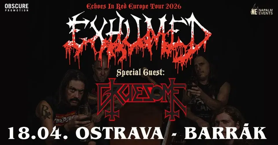 EXHUMED, GRUESOME - Ostrava