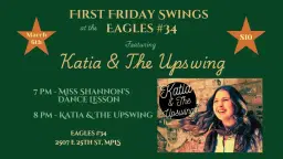 Katia & The Upswing at Friday Swings at the Eagles #34 3/6