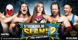 Stockholm SLAM! II - wrestling show at Telefonfabriken, March 7