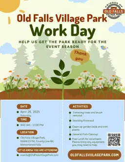 Work Day at Old Falls Village Park