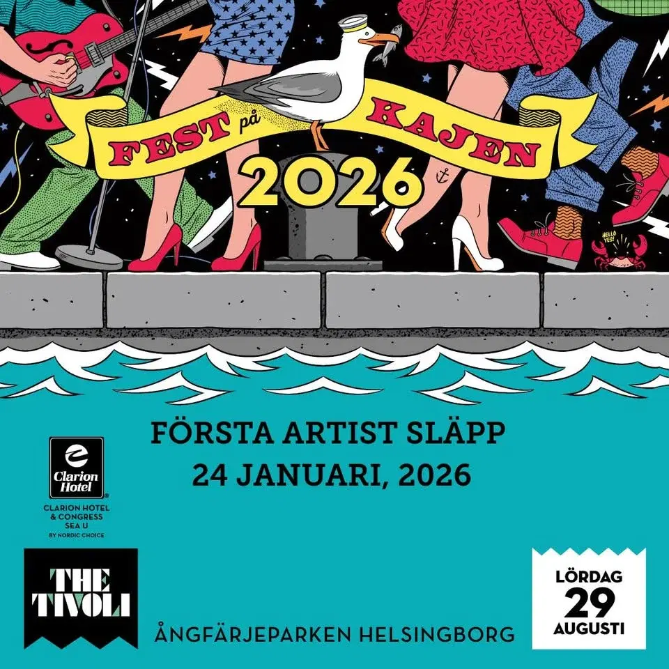 FEST PÅ KAJEN 2026 || ÅNGFÄRJEPARKEN || HELSINGBORG