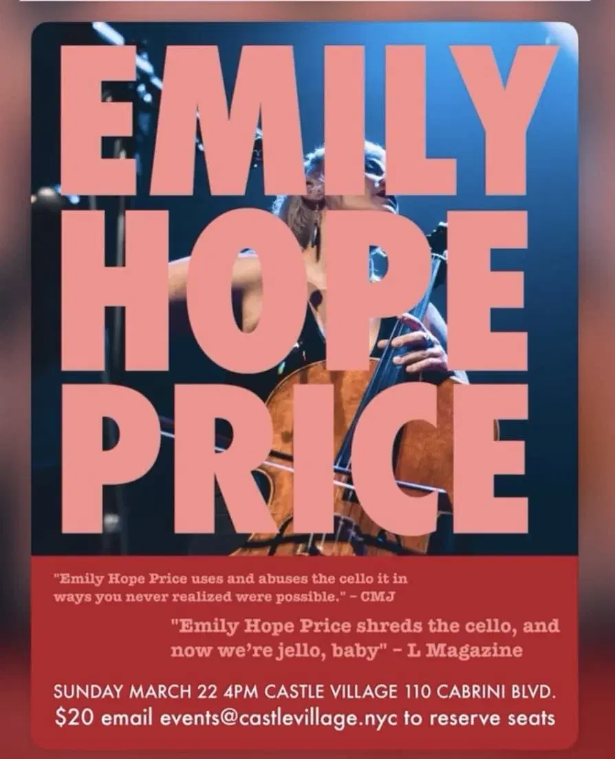 Castle Village Events: Emily Hope Price Concert