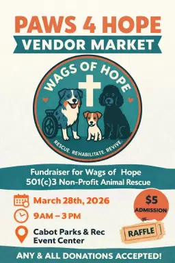 1st Annual Paws 4 Hope Vendor Market
