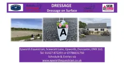 Dressage - Quest and Combine Training