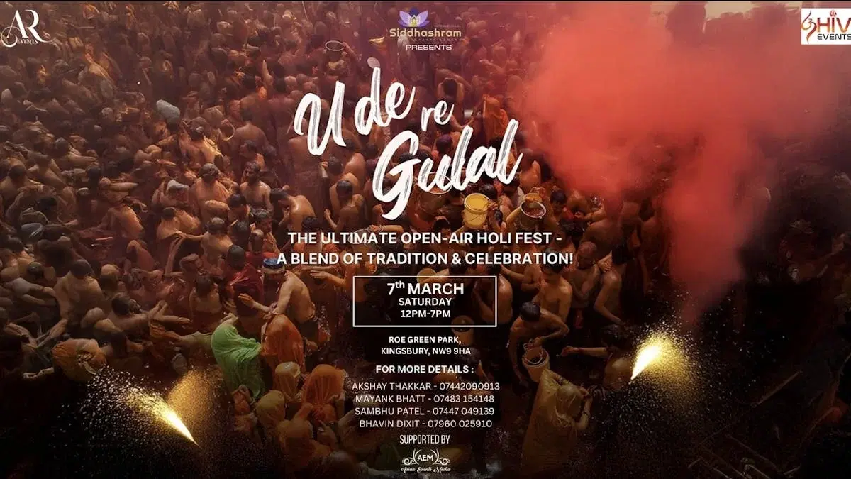 UDE RE GULAL LONDON 2026– THE BIGGEST OPEN-AIR HOLI FESTIVAL