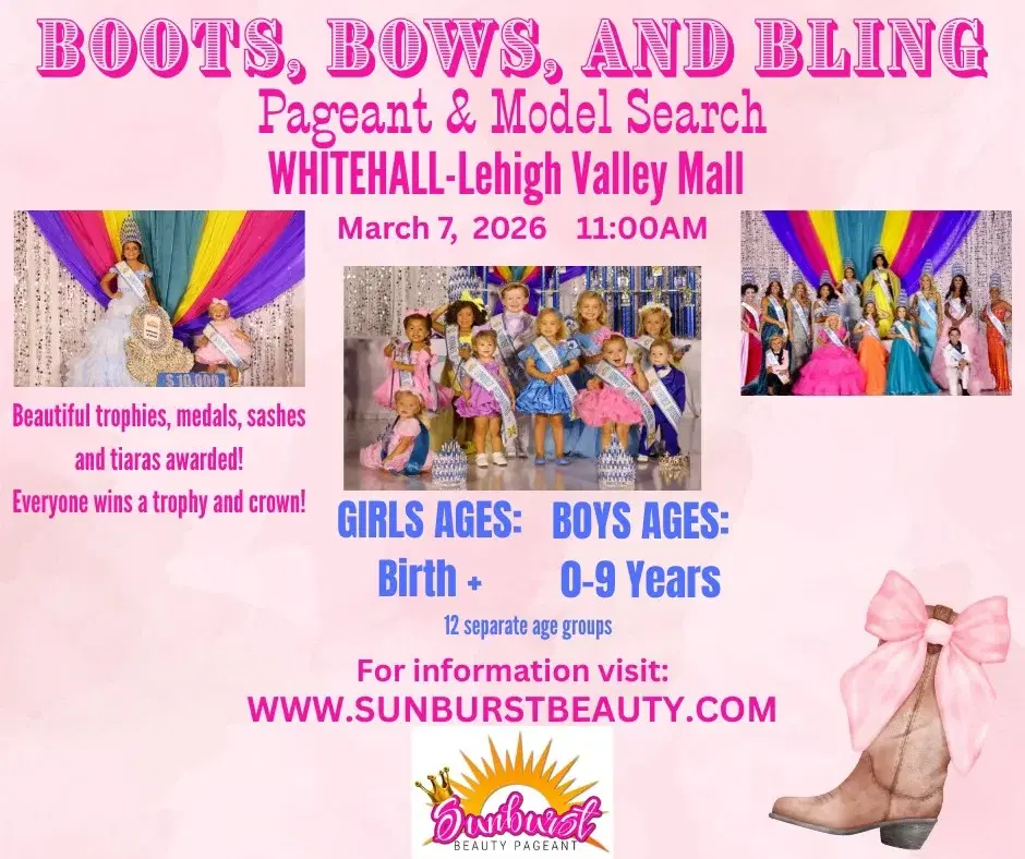 PA-Lehigh Valley Mall Boots, Bows, and Bling Pageant