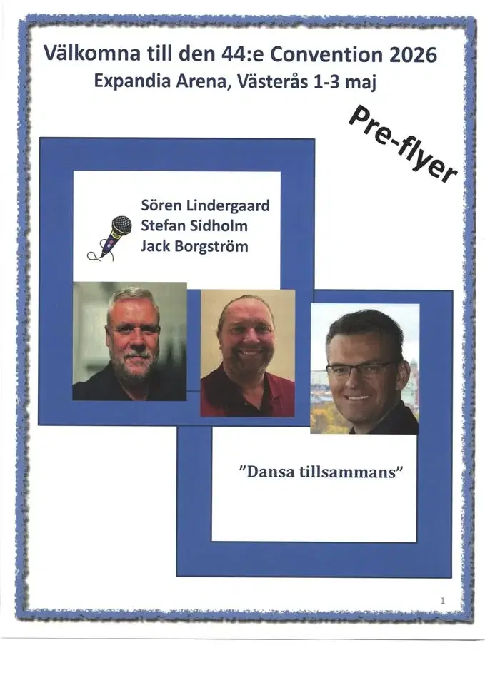 Svenska Convention i Squaredance 2026 i Västerås