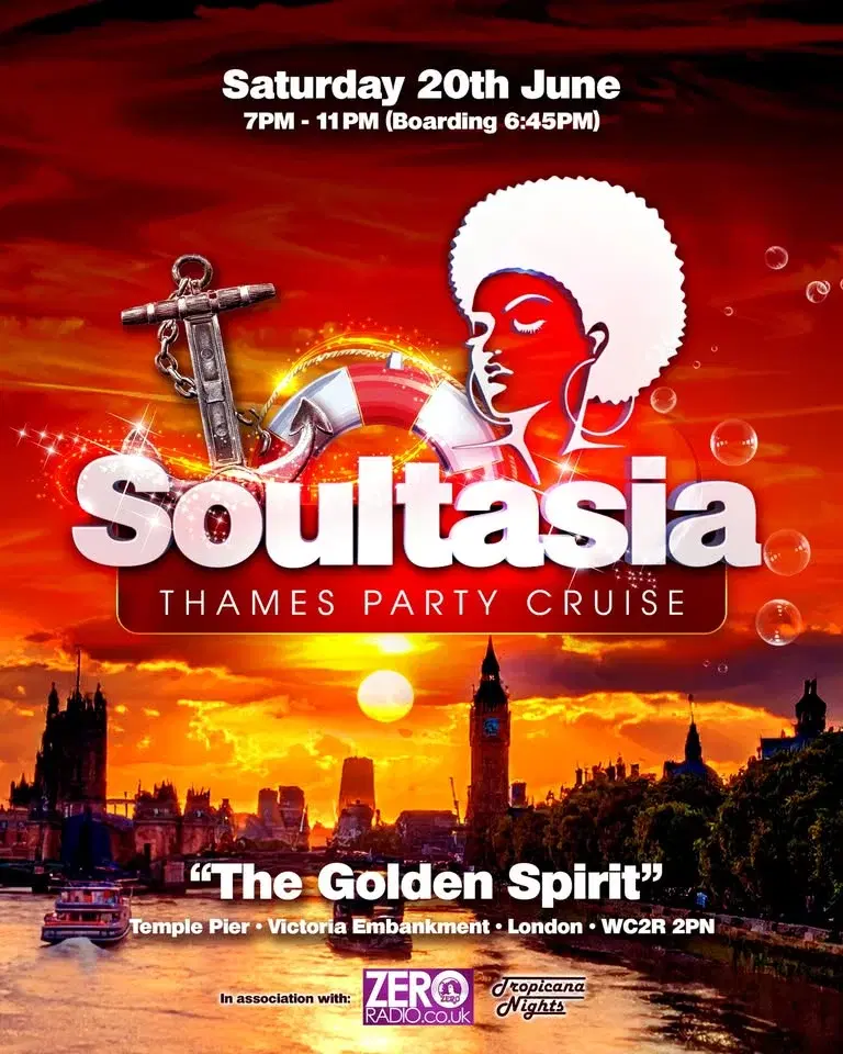 SOULTASIA Thames Party Cruise 2026
