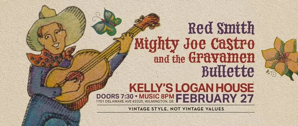 RED SMITH // BULLETTE \\ MIGHTY JOE CASTRO and the GRAVAMEN