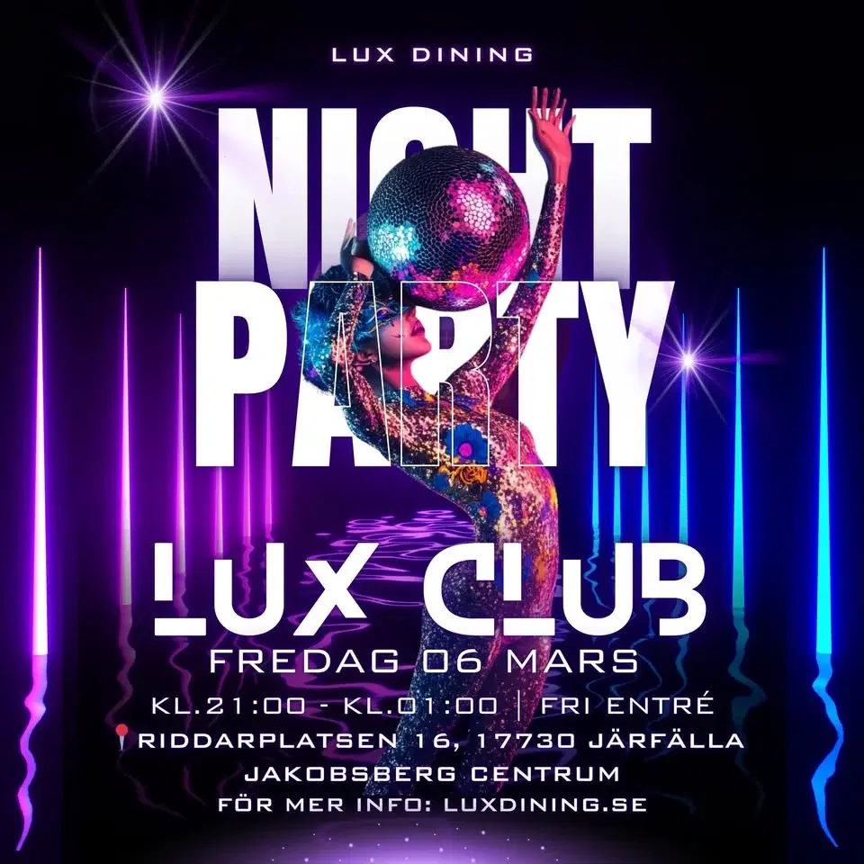 LUX Club – Where Fridays Come Alive 🪩💃🏼✨