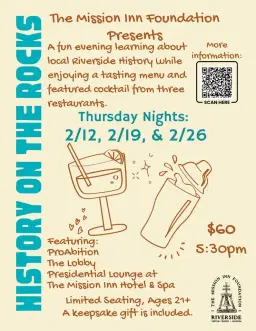 History on the Rocks! Presented by the Mission Inn Foundation