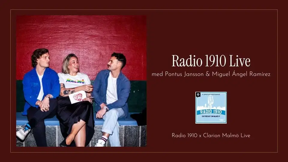 Radio 1910 live med Pontus Jansson & Miguel Ángel Ramírez
