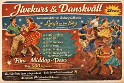Jivekurs & danskväll – 28 mars