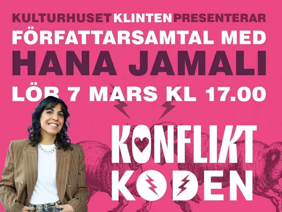 Hana Jamali - KONFLIKTKODEN - Författarsamtal