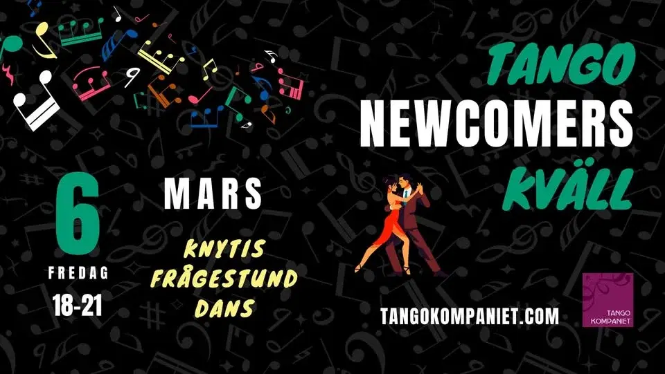 Tangokompaniet newcomers kväll