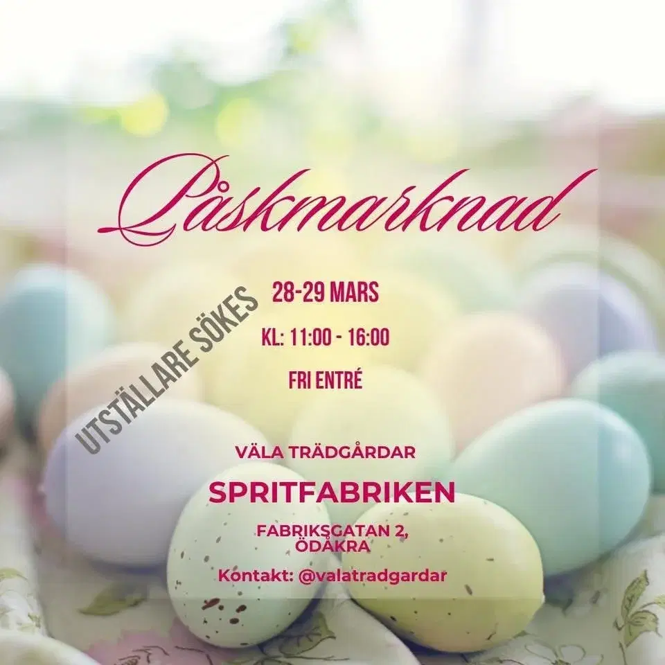 Påskmässa på Spritan