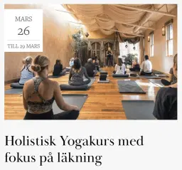 Holistisk Yogakurs med fokus på läkning