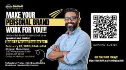 District 44 Personal Branding Day (Rescheduled Due To Weather Conditions) Tentative Dates