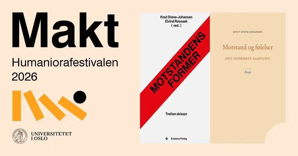 Boklansering: «Motstandens Former» og «Motstand og følelser: Det opprørte samfunn»