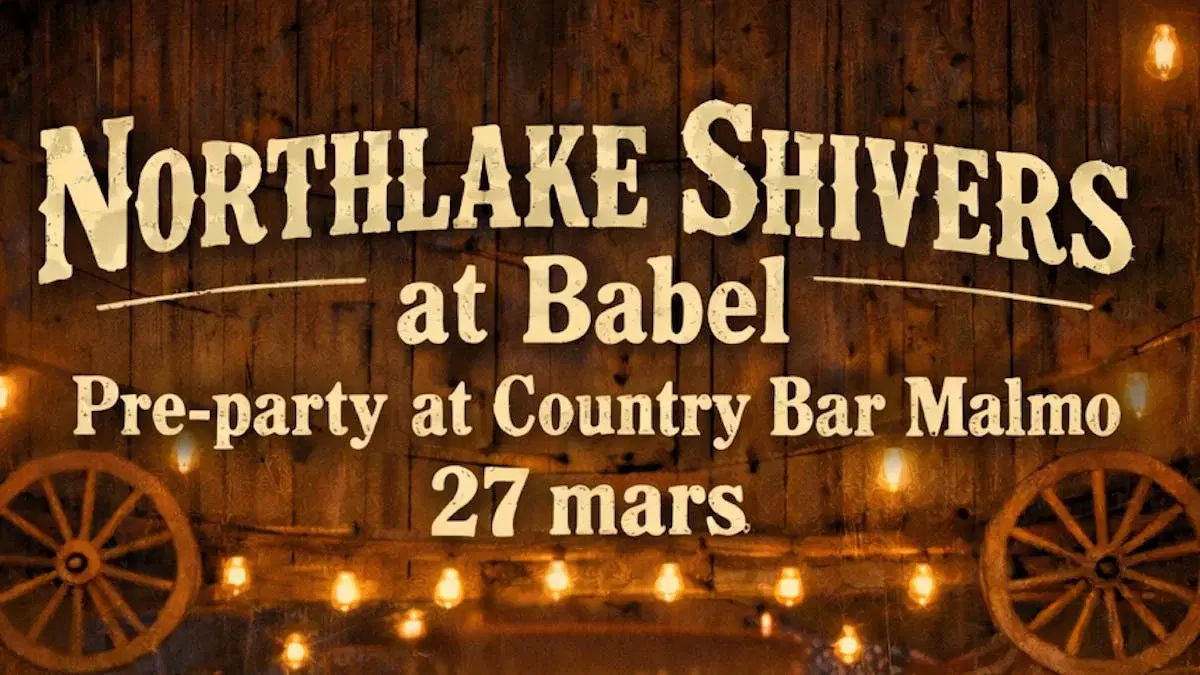 Pre-party Country bar Malmö inför Northlake Shivers på Babel
