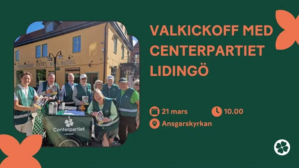 Valkickoff med Centerpartiet Lidingö