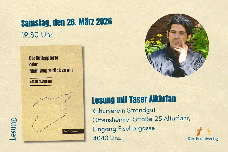 Lesung mit Yaser Alkhrfan – Die Höllenpforte oder Mein Weg zurück zu mir