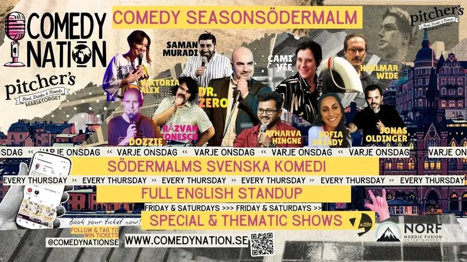 FULL English Standup in Södermalm