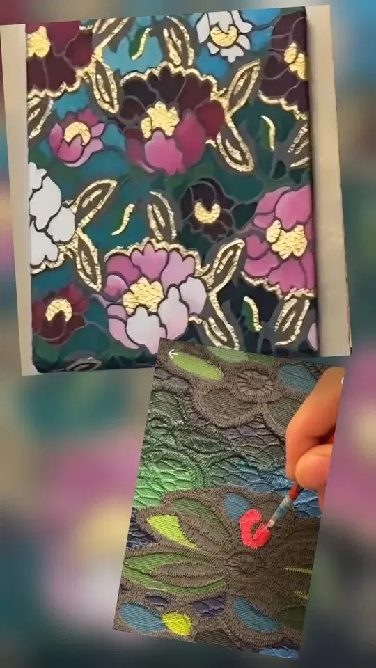 Floral Lace on Canvas – Acrylic Painting Workshop with Donna