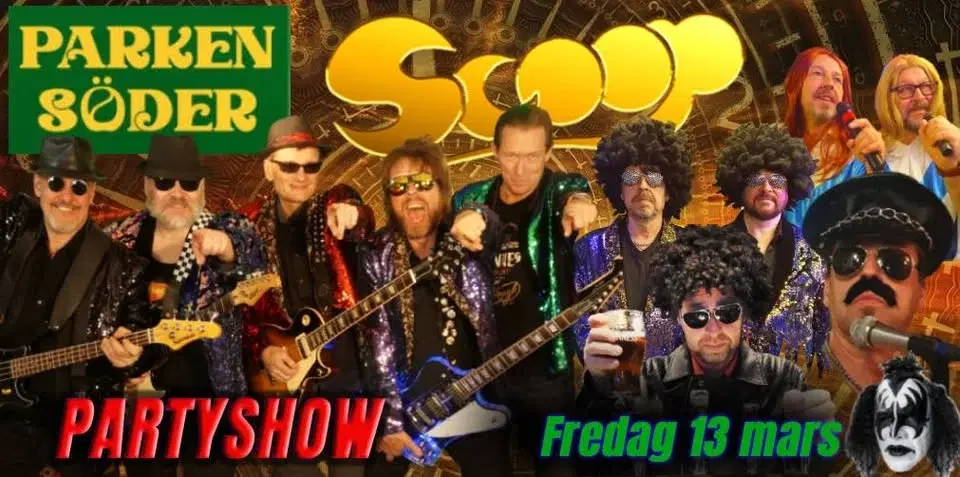 PARTYSHOW på Parken Söder med SCOOP