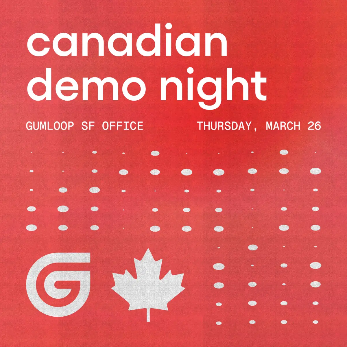 Canadians in SF Demo Night
