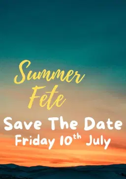Save The Date - Summer Fete