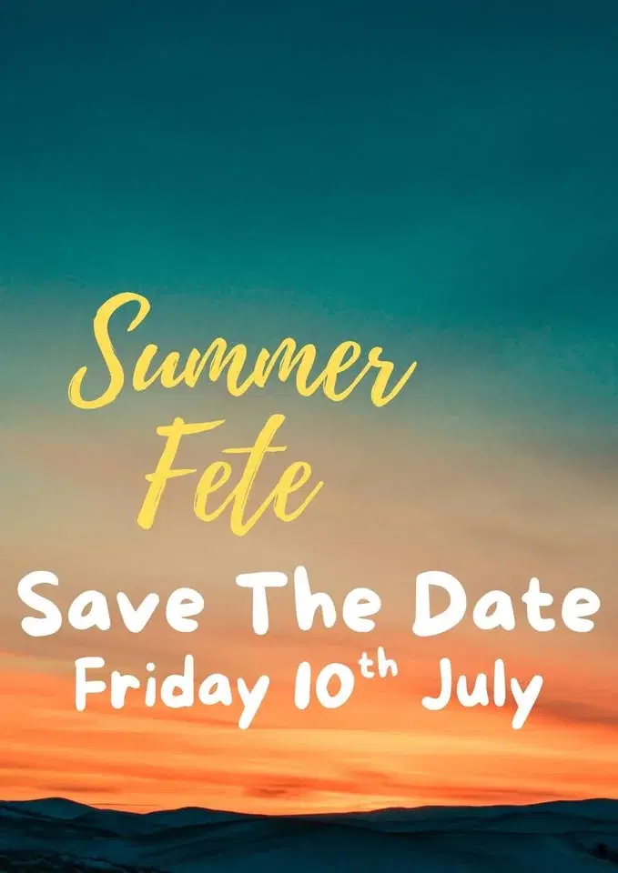 Save The Date - Summer Fete