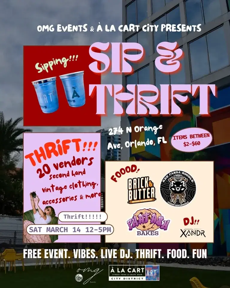 SIP & THRIFT DOWNTOWN ORLANDO