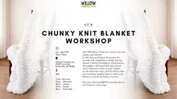 🧶 Chunky Knit Blanket Workshop