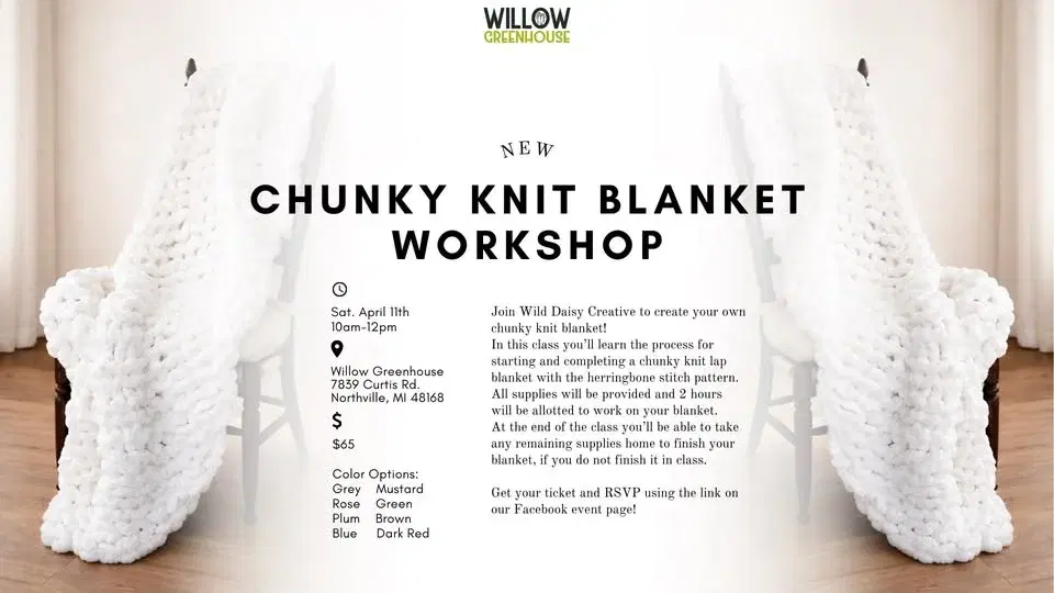 đ§¶ Chunky Knit Blanket Workshop