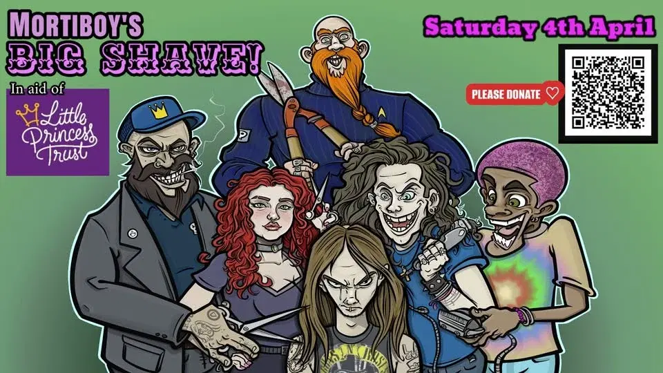 Ben's big shave! Everything must go... follicle wise...!