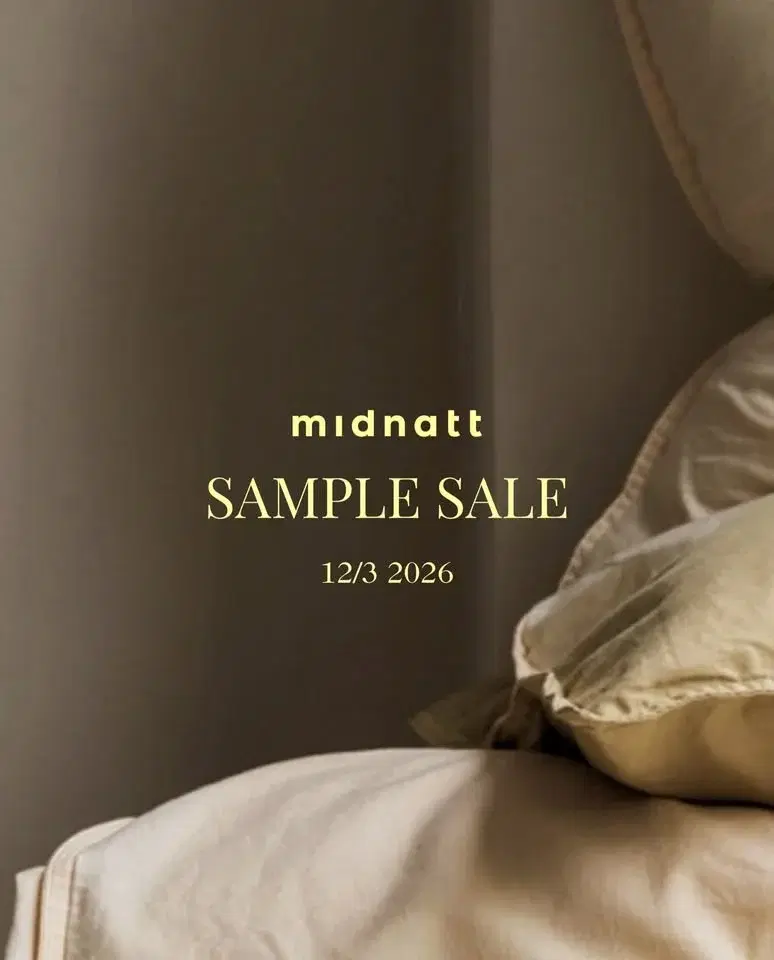 Midnatt Sample Sale