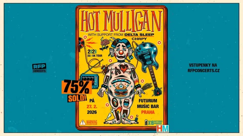 Hot Mulligan (US) + Support: Delta Sleep + Chrpy - PRAGUE