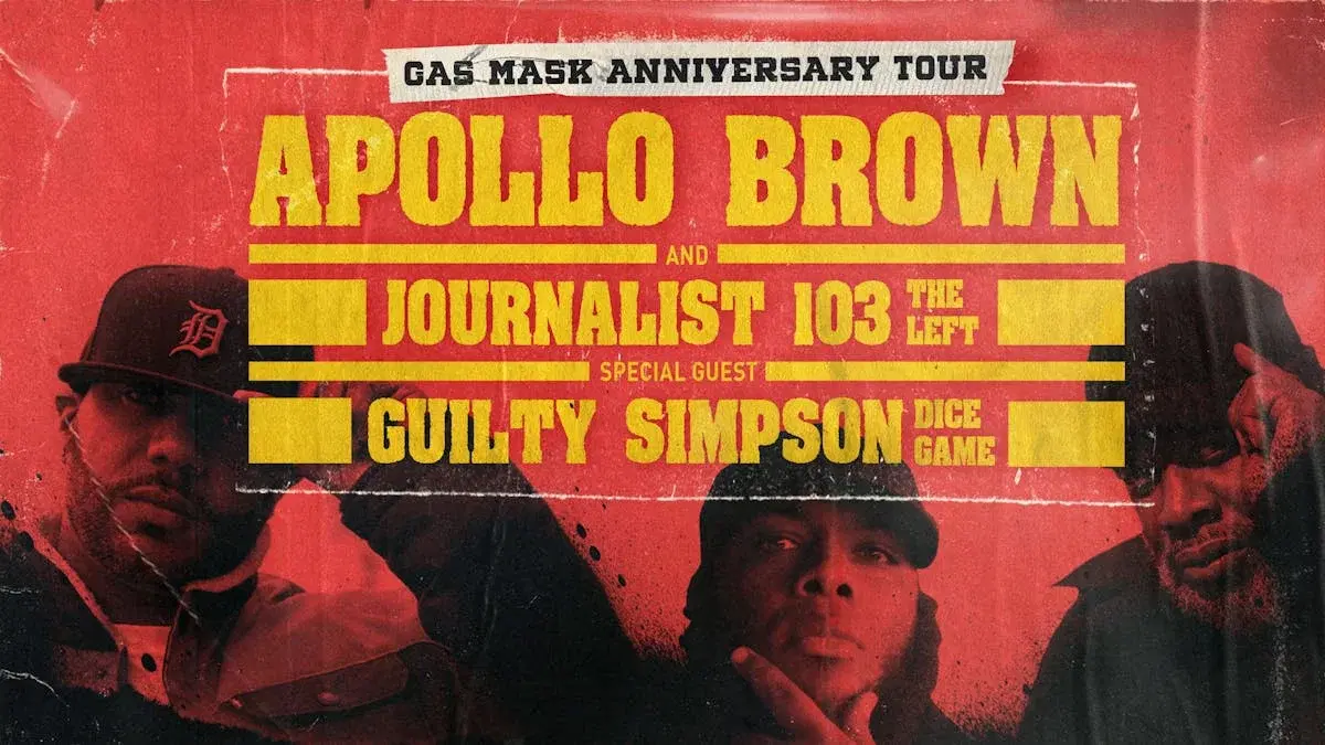 Apollo Brown’s GAS MASK Anniversary Tour with The Left
