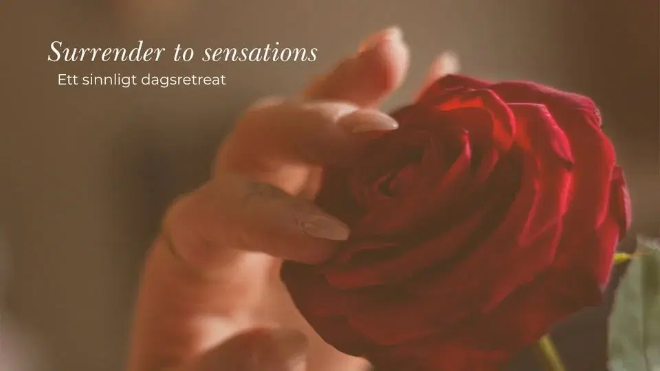 Surrender to sensations dagsretreat